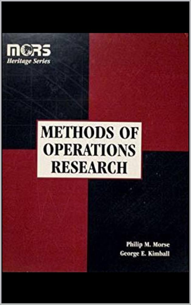 ビジネス・経済 Method of Operations Research Morse Methods Of Operations Research: Morse, Dr Philip M